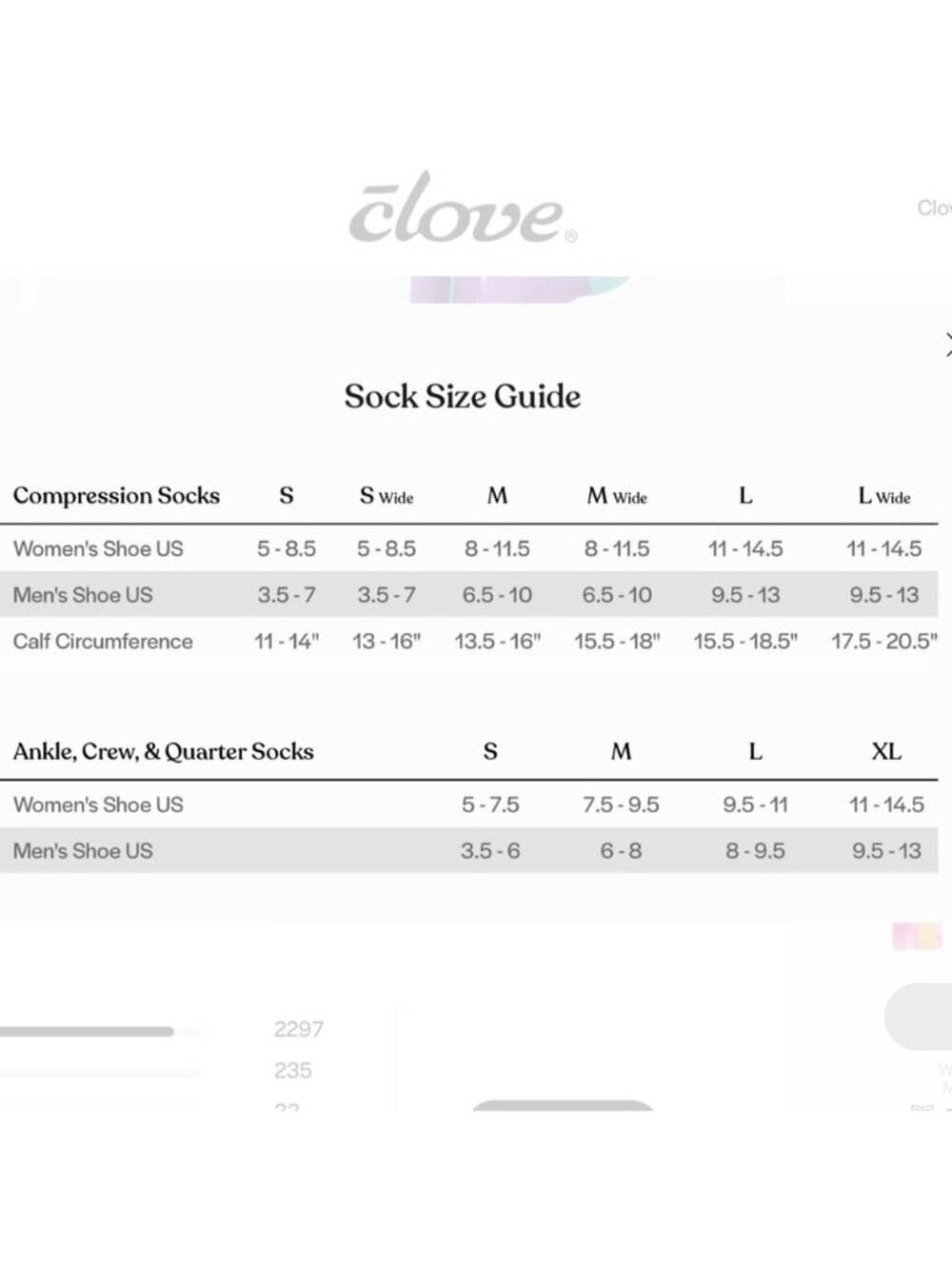 NWT | Clove Compression Socks Ocean Fade | Sz S - Picture 3 of 3